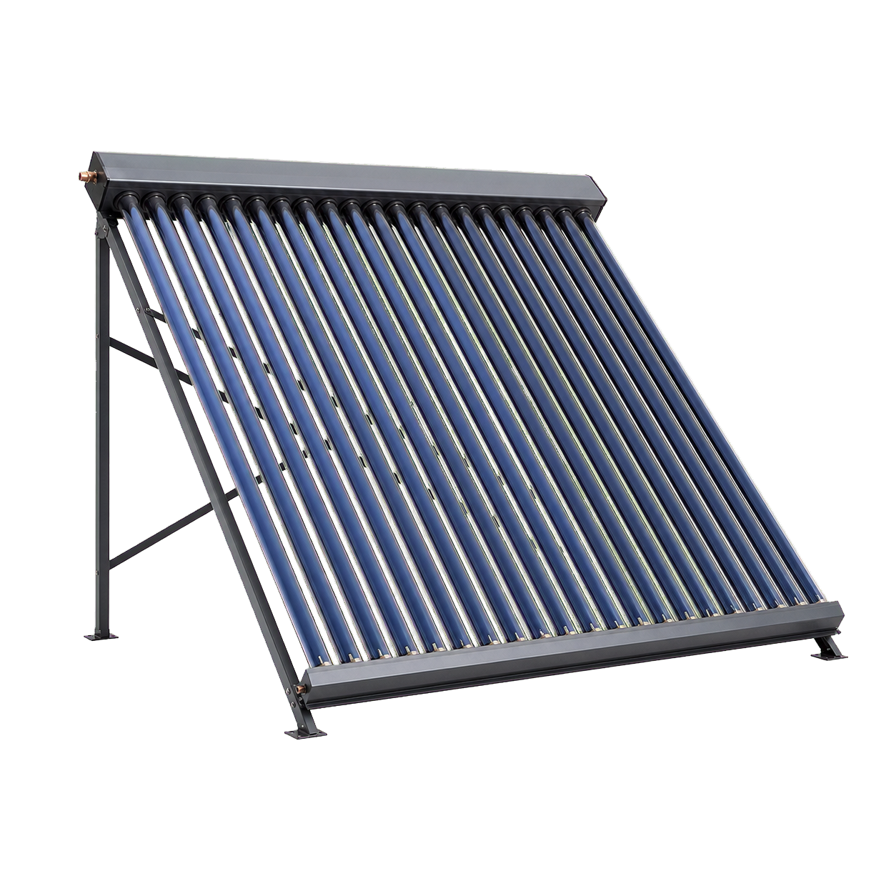 Coletor solar a vácuo para aquecimento de água